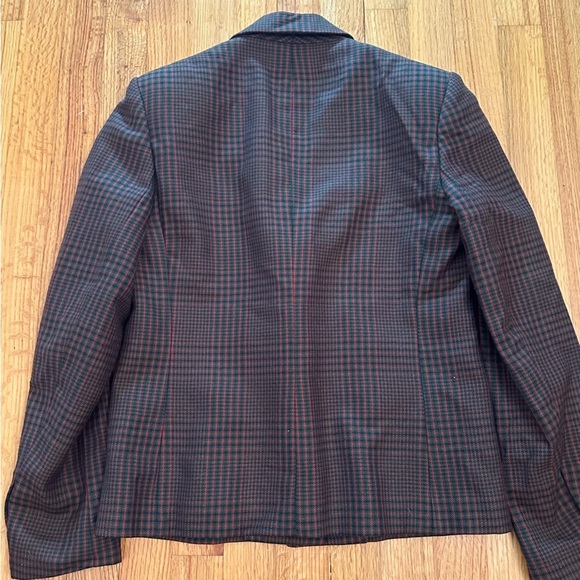 Saville Women's Brown 100% Pure Wool Long Sleeve Lined Blazer Jacket 4 - Picture 6 of 10